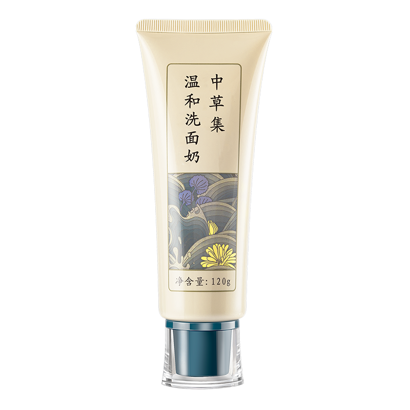 温和洗面奶 膏状质地 120g